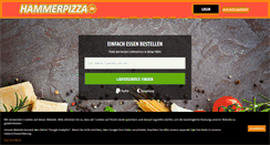 Desktop Screenshot of hammerpizza.de