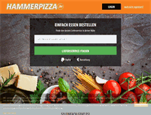 Tablet Screenshot of hammerpizza.de